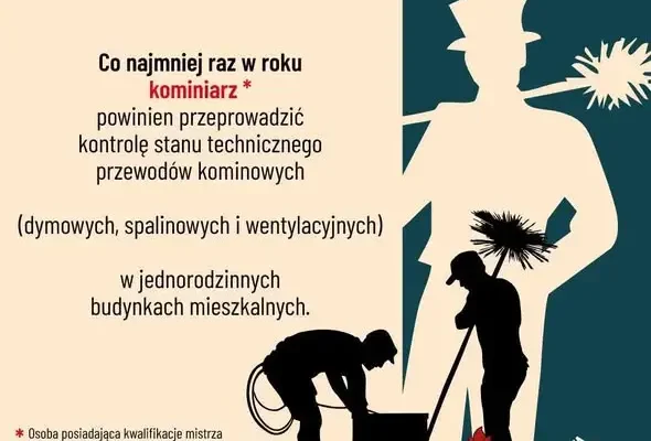 Czy w tym roku sprawdziłeś już swój komin? Strażacy przypominają o obowiązku