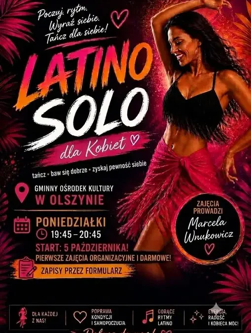 Latino Solo dla kobiet w Olszynie – ruszają zapisy na nowy sezon zajęć