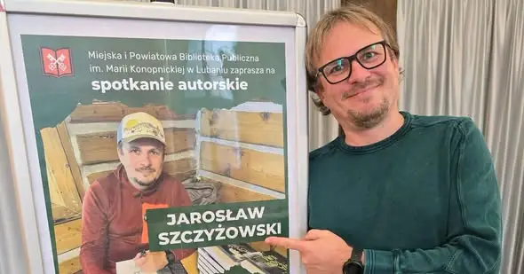 Jarosław Szczyżowski „Jaro na szlaku” spotkał się z czytelnikami w Lubaniu