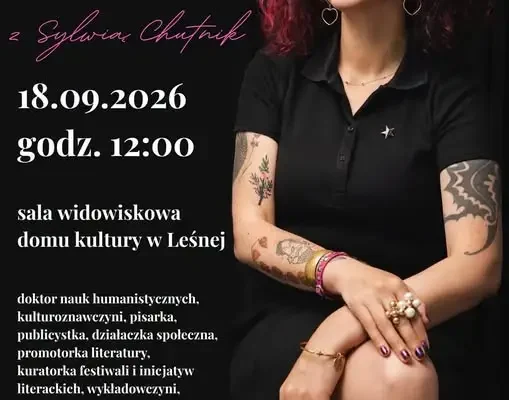 Sylwia Chutnik spotka się z czytelnikami w Leśnej