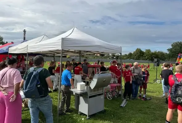 Loteriada w Lubaniu trwa – grill, dmuchańce i słodkości dla dzieci