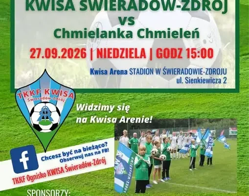 Hit kolejki w Świeradowie-Zdroju: Kwisa podejmie niepokonaną Chmielankę Chmieleń