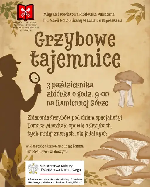 Grzybobranie z Tomaszem Maszkało na Kamiennej Górze – zaproszenie dla mężczyzn