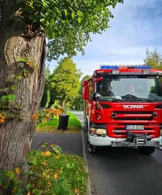 Wyciek gazu przy ul. Sanatoryjnej w Świeradowie-Zdroju – interwencja strażaków