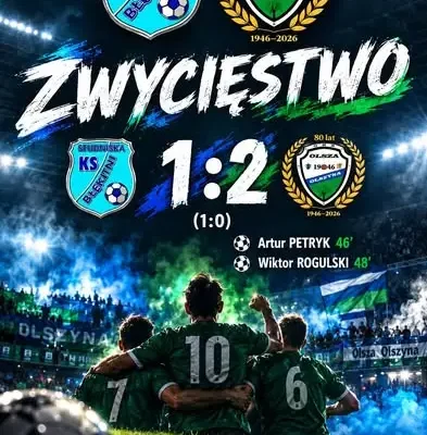 Zwycięstwo KS BOLS w 8. kolejce A Klasy. Błękitni Studniska pokonani 2:1