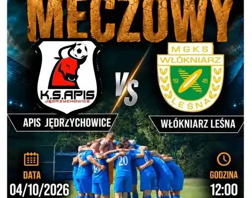 Mecz Apis Jędrzychowice – zapowiedź wyjazdu drużyny