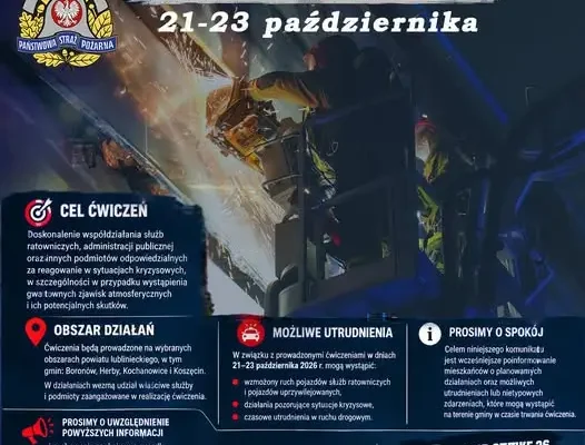 Ćwiczenia „WIND STRIKE 26” w powiecie lublinieckim – możliwe utrudnienia w ruchu