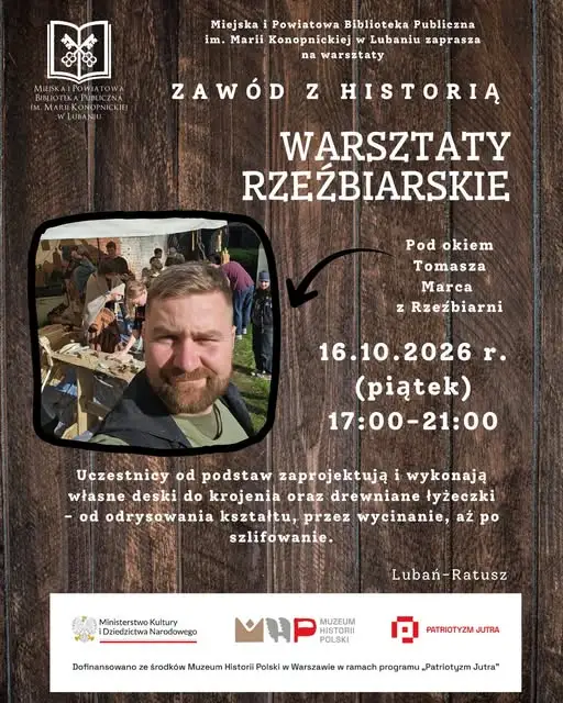 Warsztaty rzeźbiarskie w Lubańskiej Nocy Tradycji – naucz się robić drewniane deski i łyżki