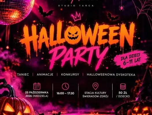 Halloween Party dla dzieci w Stacji Kultury – Świeradów-Zdrój