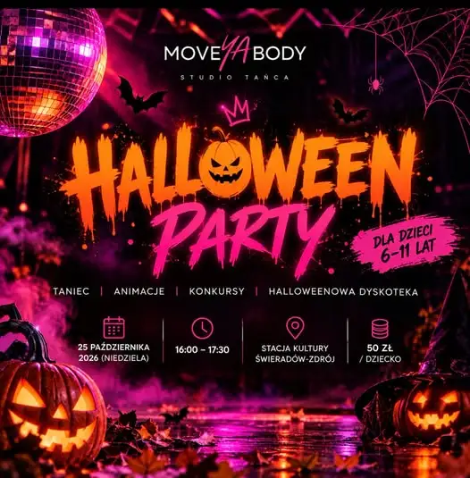 Halloween Party dla dzieci w Stacji Kultury – Świeradów-Zdrój