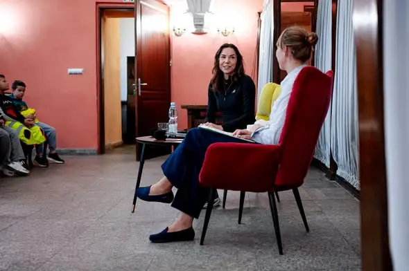 Joanna Jóźwik spotkała się z młodzieżą z Lubania. Olimpijka mówiła o hejcie i stresie