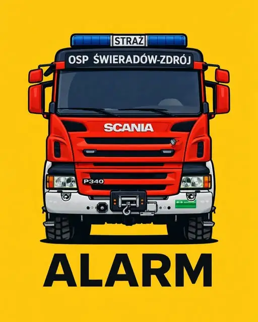 Monitoring przeciwpożarowy w akcji – interwencja OSP Świeradów-Zdrój przy ul. Kilińskiego