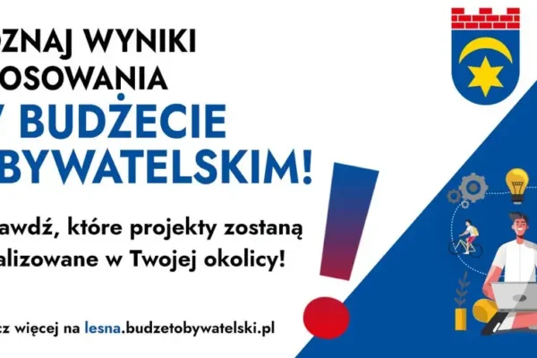 Budżet Obywatelski Gminy Leśna 2027: mieszkańcy wybrali 13 projektów